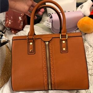 Brown Leather Handbag
